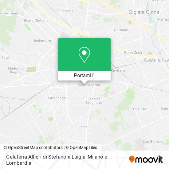 Mappa Gelateria Alfieri di Stefanoni Luigia