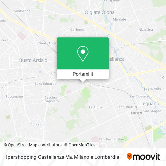 Mappa Ipershopping-Castellanza-Va