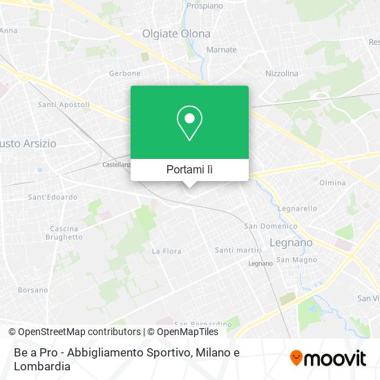 Mappa Be a Pro - Abbigliamento Sportivo