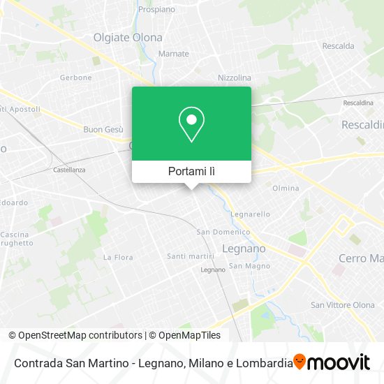 Mappa Contrada San Martino - Legnano