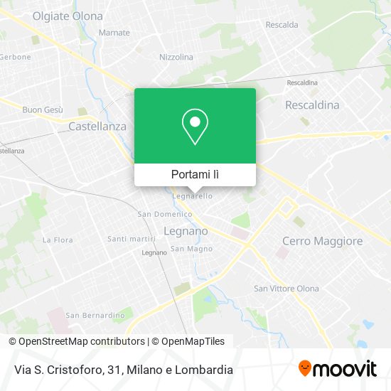 Mappa Via S. Cristoforo, 31