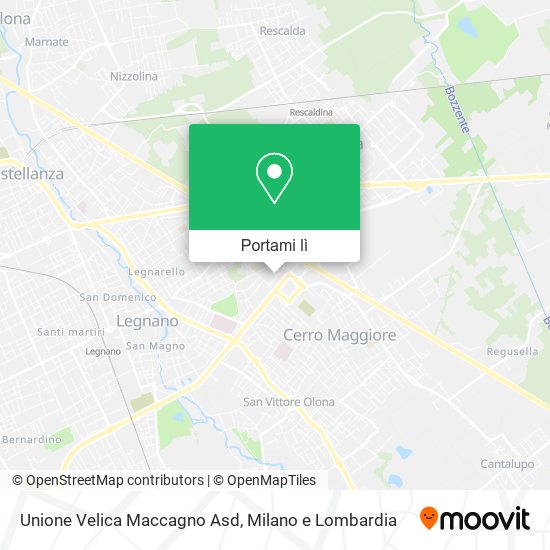 Mappa Unione Velica Maccagno Asd