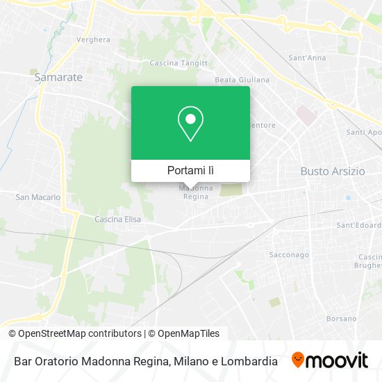 Mappa Bar Oratorio Madonna Regina