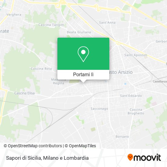 Mappa Sapori di Sicilia