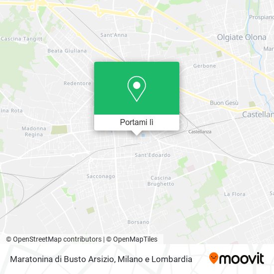 Mappa Maratonina di Busto Arsizio
