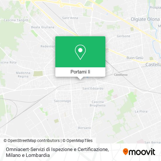 Mappa Omniacert-Servizi di Ispezione e Certificazione