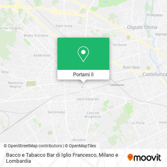 Mappa Bacco e Tabacco Bar di Iglio Francesco