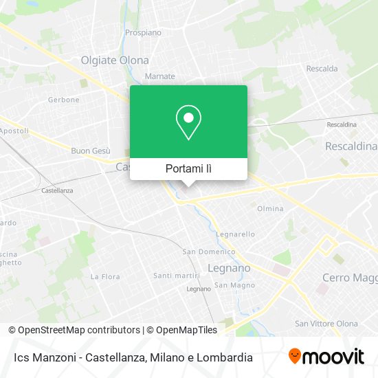 Mappa Ics Manzoni - Castellanza