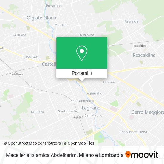 Mappa Macelleria Islamica Abdelkarim
