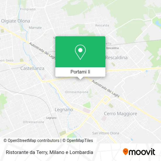 Mappa Ristorante da Terry