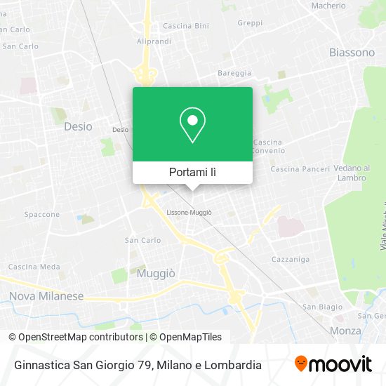 Mappa Ginnastica San Giorgio 79