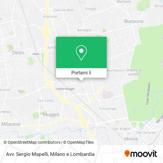 Mappa Avv. Sergio Mapelli