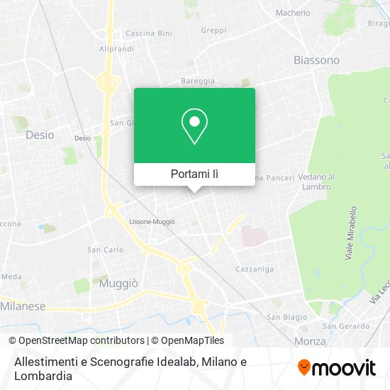 Mappa Allestimenti e Scenografie Idealab