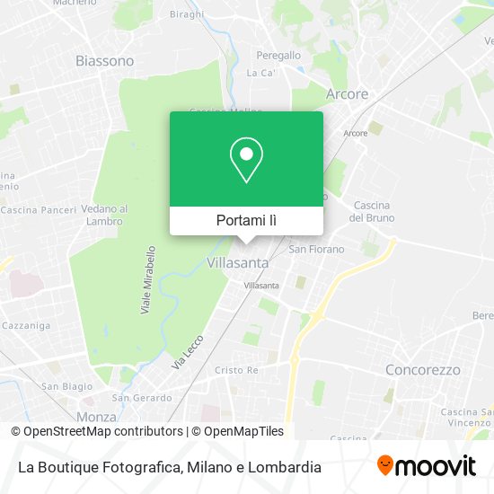 Mappa La Boutique Fotografica