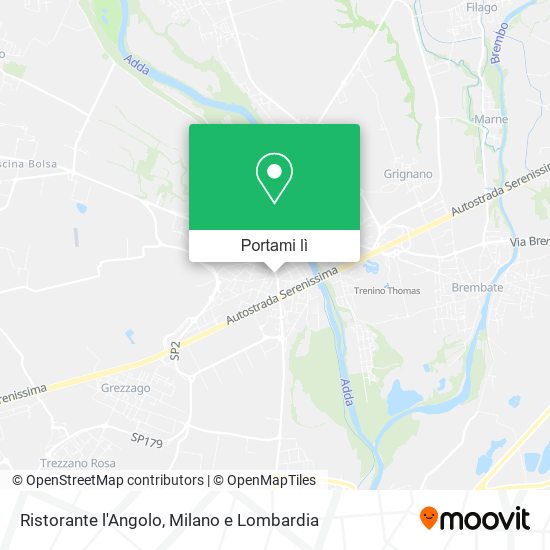 Mappa Ristorante l'Angolo
