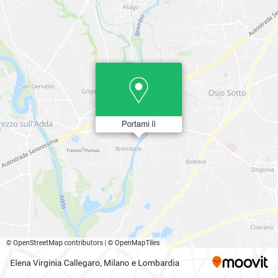 Mappa Elena Virginia Callegaro