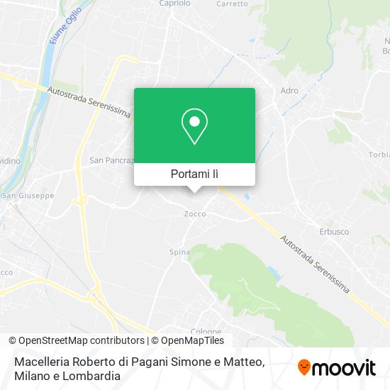 Mappa Macelleria Roberto di Pagani Simone e Matteo
