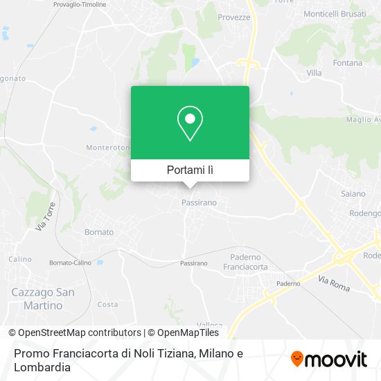 Mappa Promo Franciacorta di Noli Tiziana