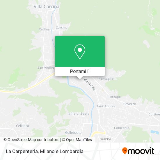 Mappa La Carpenteria