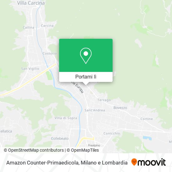 Mappa Amazon Counter-Primaedicola