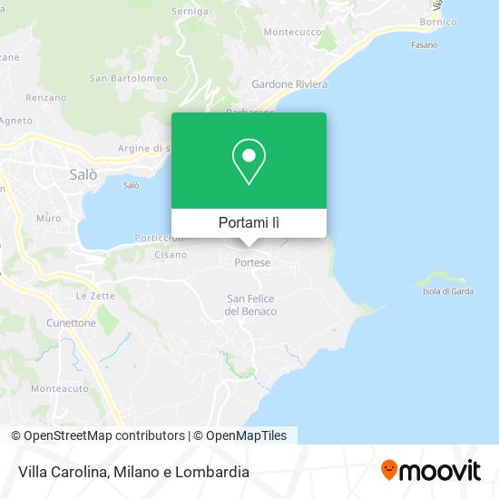 Mappa Villa Carolina