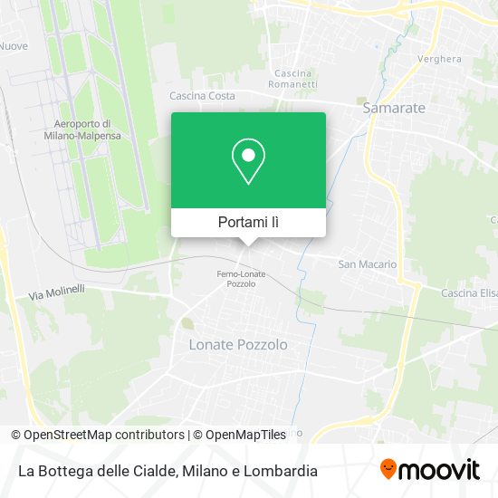 Mappa La Bottega delle Cialde