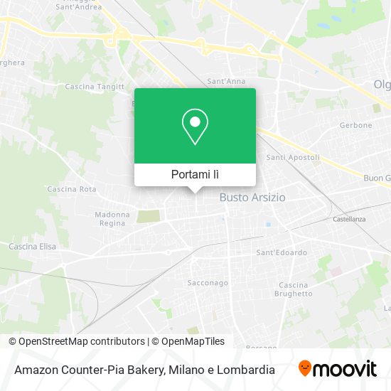 Mappa Amazon Counter-Pia Bakery