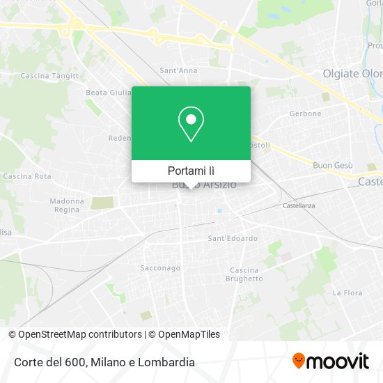 Mappa Corte del 600