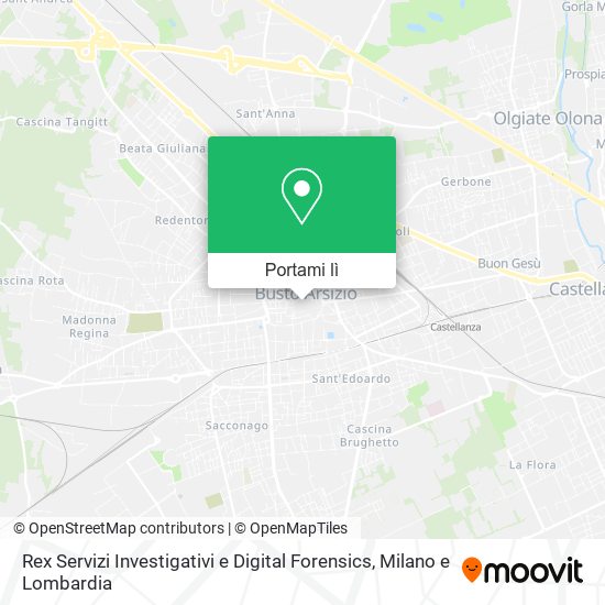Mappa Rex Servizi Investigativi e Digital Forensics