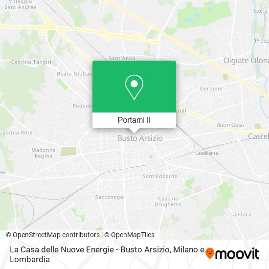 Mappa La Casa delle Nuove Energie - Busto Arsizio