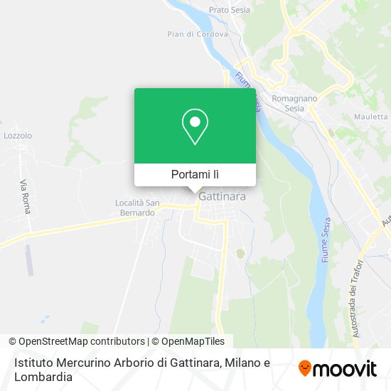 Mappa Istituto Mercurino Arborio di Gattinara
