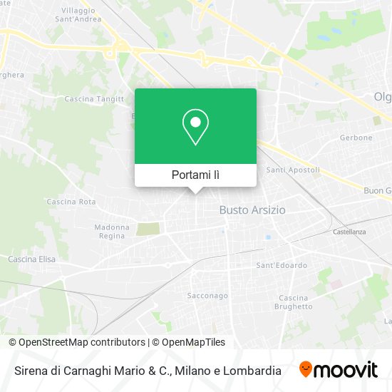 Mappa Sirena di Carnaghi Mario & C.