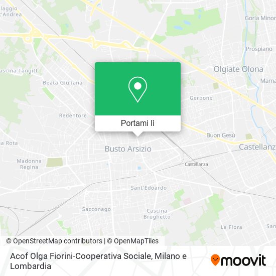 Mappa Acof Olga Fiorini-Cooperativa Sociale