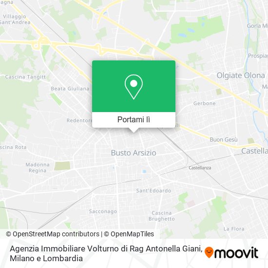 Mappa Agenzia Immobiliare Volturno di Rag Antonella Giani