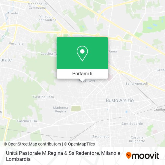 Mappa Unità Pastorale M.Regina & Ss.Redentore