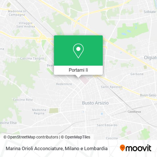 Mappa Marina Orioli Acconciature