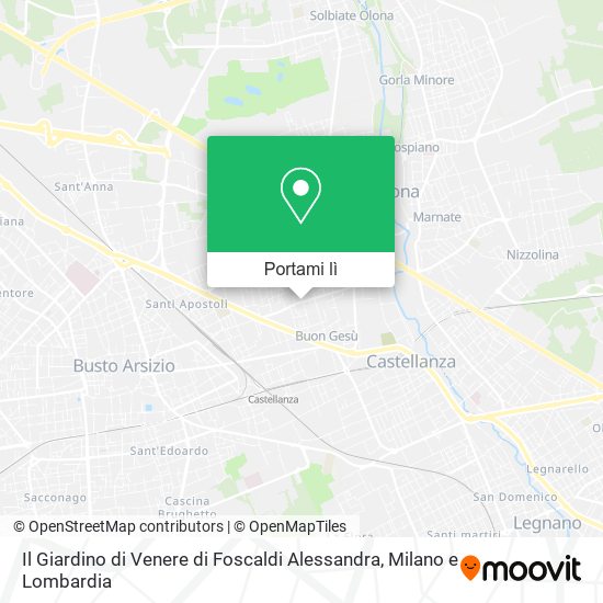 Mappa Il Giardino di Venere di Foscaldi Alessandra