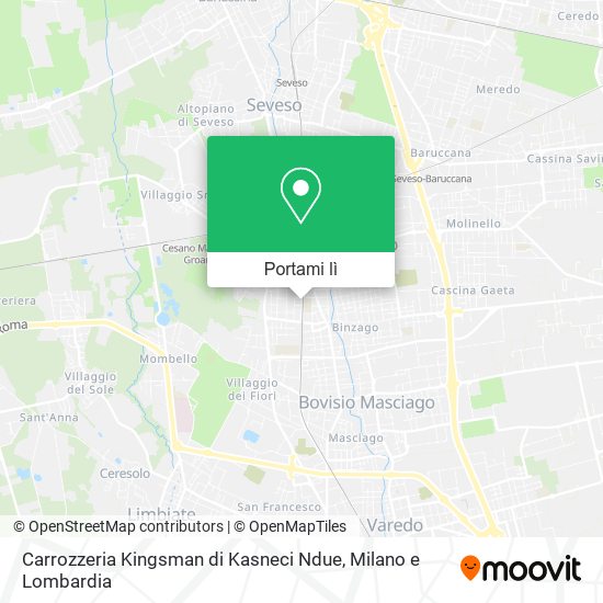 Mappa Carrozzeria Kingsman di Kasneci Ndue