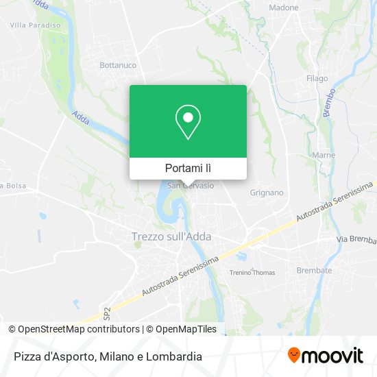 Mappa Pizza d'Asporto