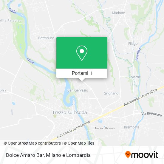 Mappa Dolce Amaro Bar