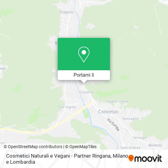 Mappa Cosmetici Naturali e Vegani - Partner Ringana
