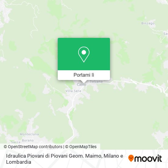 Mappa Idraulica Piovani di Piovani Geom. Maimo