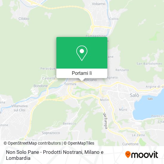Mappa Non Solo Pane - Prodotti Nostrani