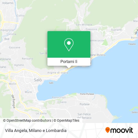 Mappa Villa Angela