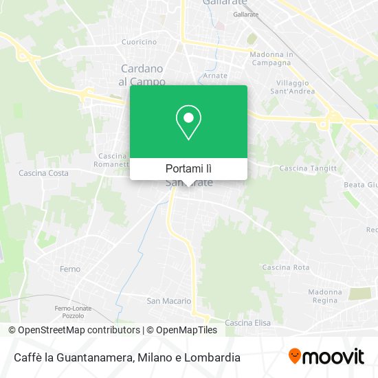 Mappa Caffè la Guantanamera