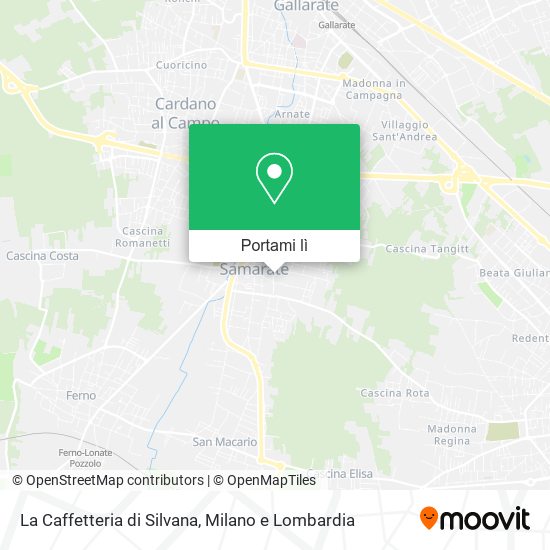 Mappa La Caffetteria di Silvana
