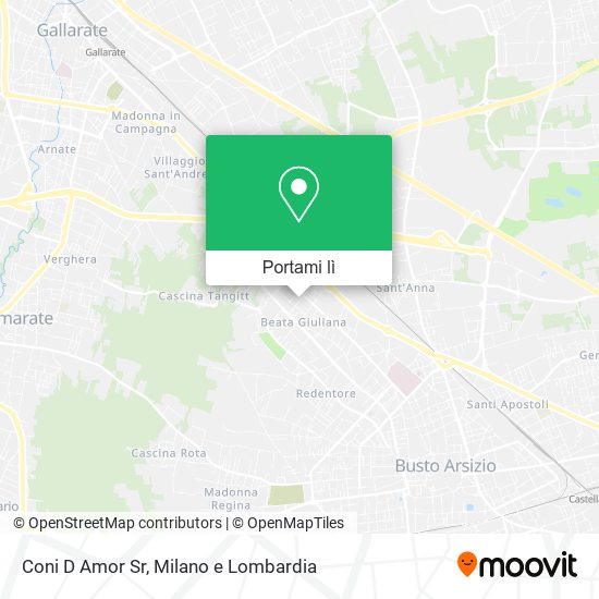 Mappa Coni D Amor Sr