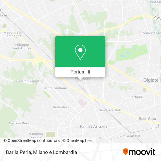 Mappa Bar la Perla