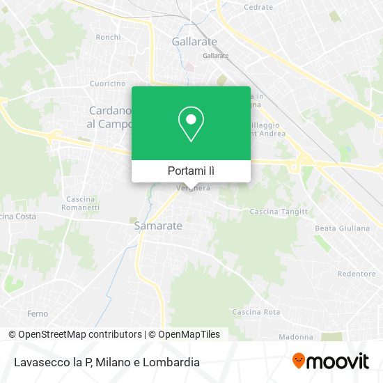 Mappa Lavasecco la P
