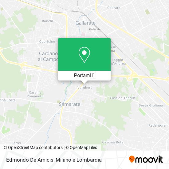 Mappa Edmondo De Amicis